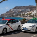 Wat is het verschil tussen een rood en groen dak op een Taxi in Gran Canaria?
